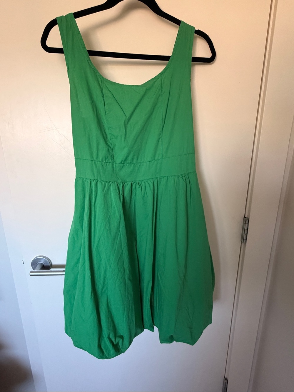 NWT Bright Green Sleeveless A-Line Dress
